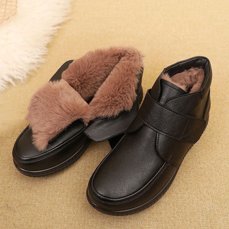 Botas Ortopédicas Cuero Suave Nube Armonía Camino, Comodidad y Calor Todo el Día