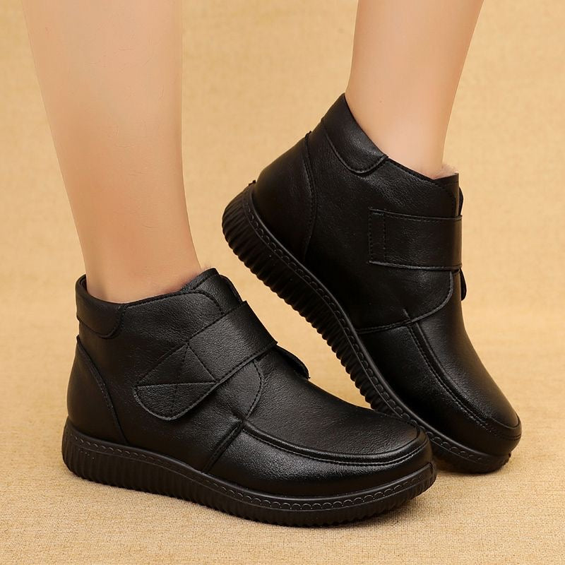 Botas Ortopédicas Cuero Suave Nube Armonía Camino, Comodidad y Calor Todo el Día