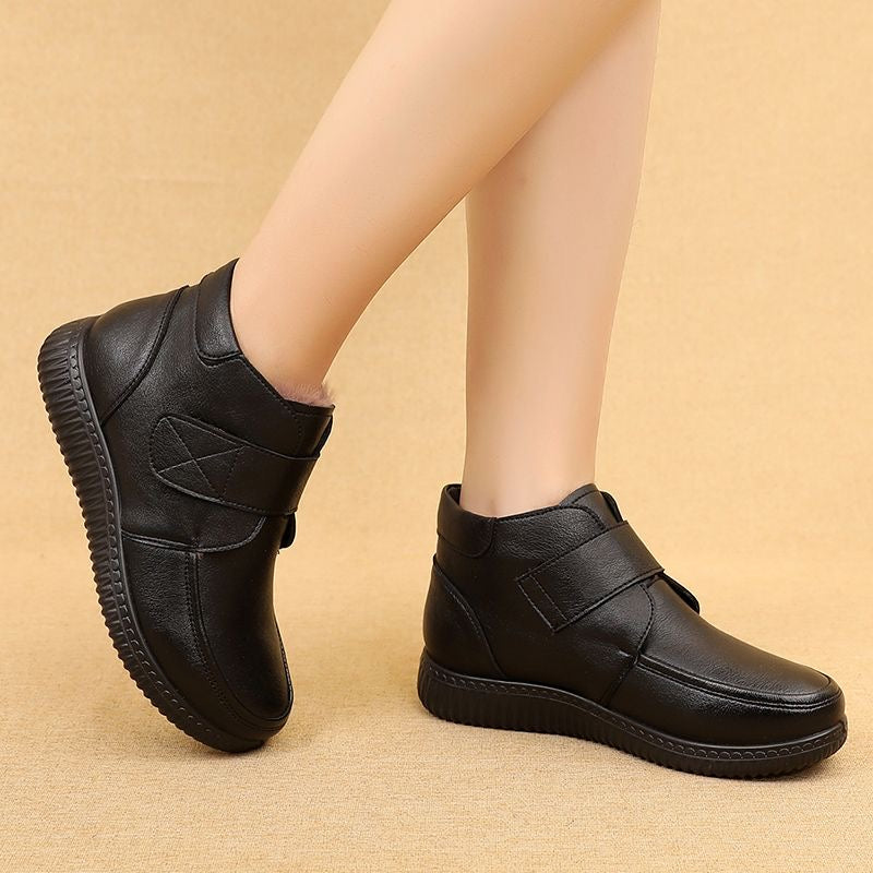 Botas Ortopédicas Cuero Suave Nube Armonía Camino, Comodidad y Calor Todo el Día