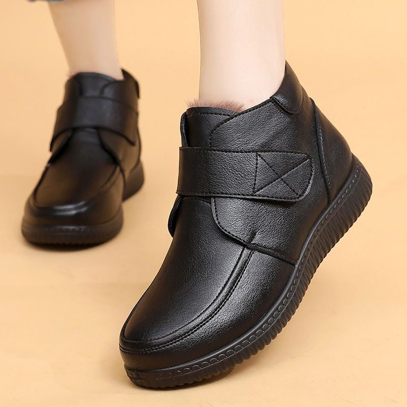 Botas Ortopédicas Cuero Suave Nube Armonía Camino, Comodidad y Calor Todo el Día