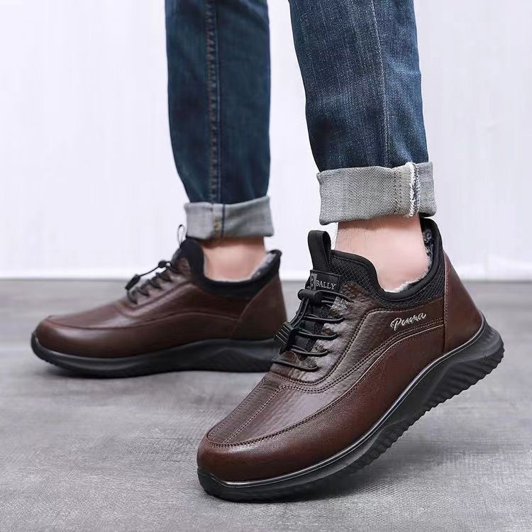 Zapato Ortopédico Cuero Genuino Travesía Serenidad Horizonte, Alivio Instantáneo y Calidez Todo el Día