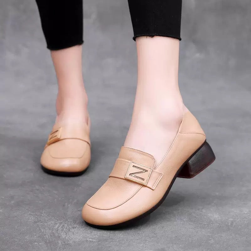 Mocassines Ortopédicos Cuero Suave Clásico Horizonte Serenidad, Confort Absoluto Todo el Día