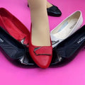 Tacones Altos Cuero Suave Aura Selene Armonía, Elegancia Sin Dolor Todo el Día