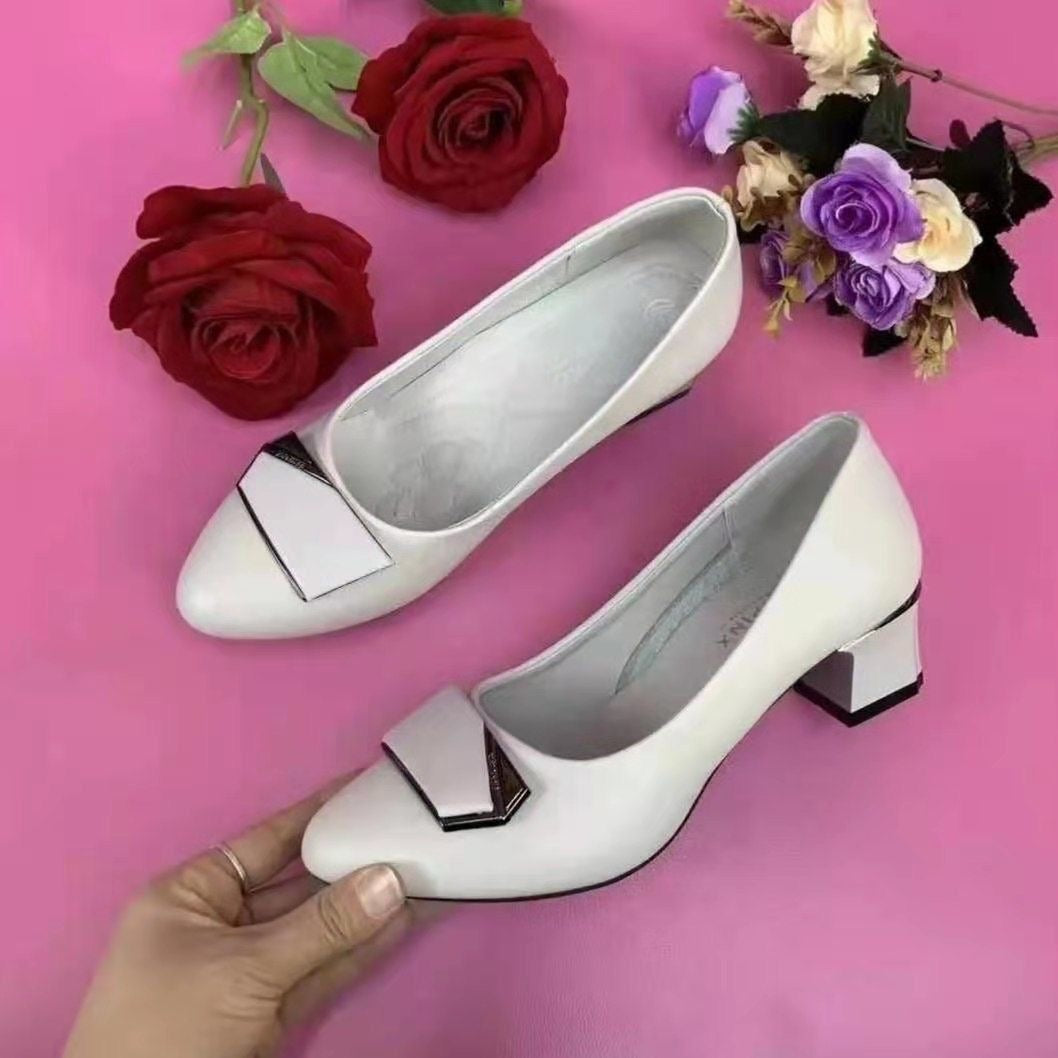 Tacones Altos Cuero Suave Aura Selene Armonía, Elegancia Sin Dolor Todo el Día