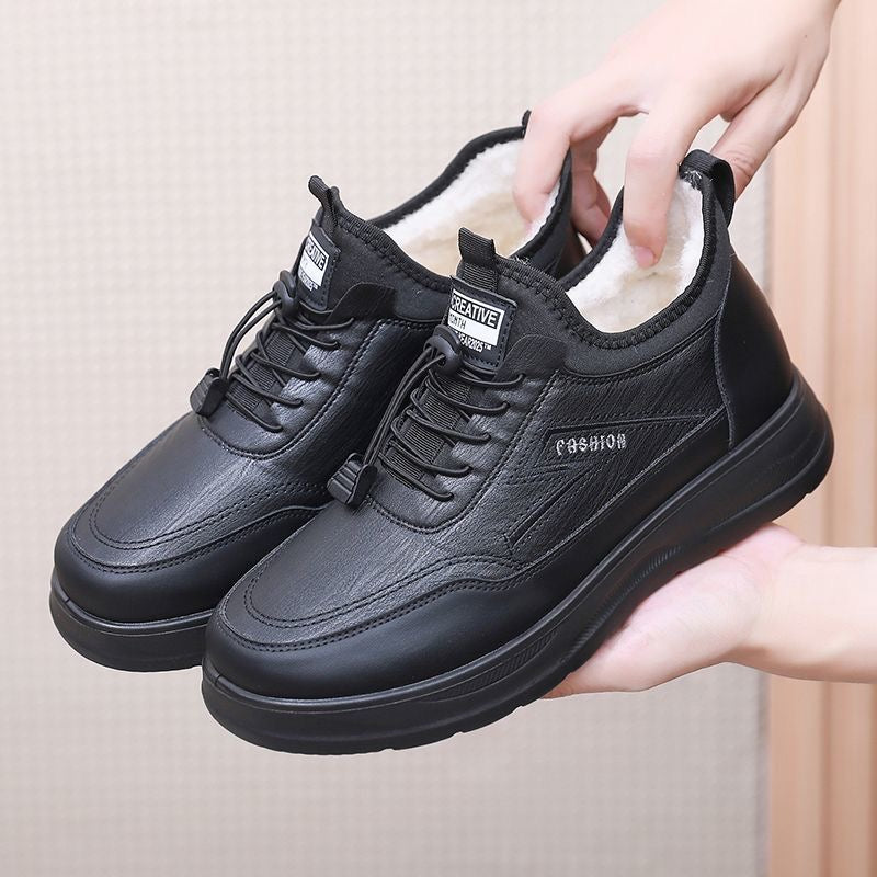 Zapatos Antideslizantes Forro Polar Nube Armonía Camino, Calidez y Seguridad en Invierno