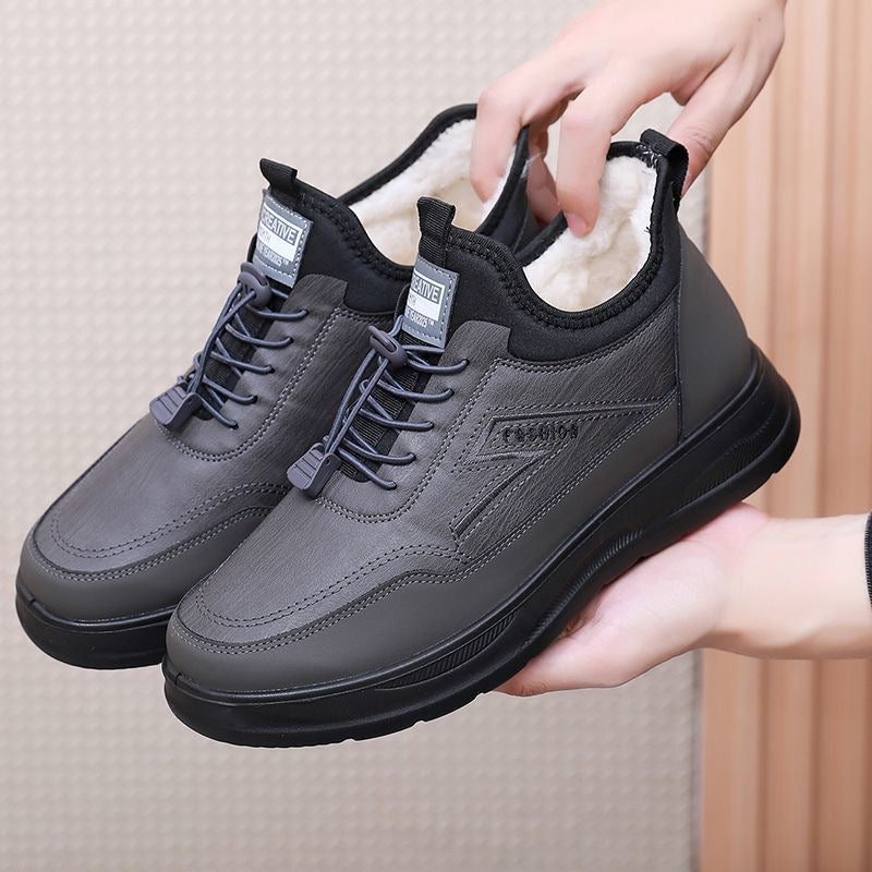 Zapatos Antideslizantes Forro Polar Nube Armonía Camino, Calidez y Seguridad en Invierno