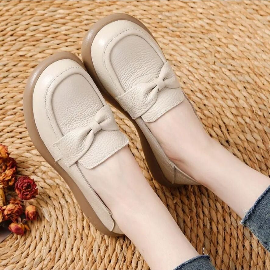 Zapatos Planos Cuero Suave Cielo Prisma Calma, Comodidad y Seguridad Todo el Día