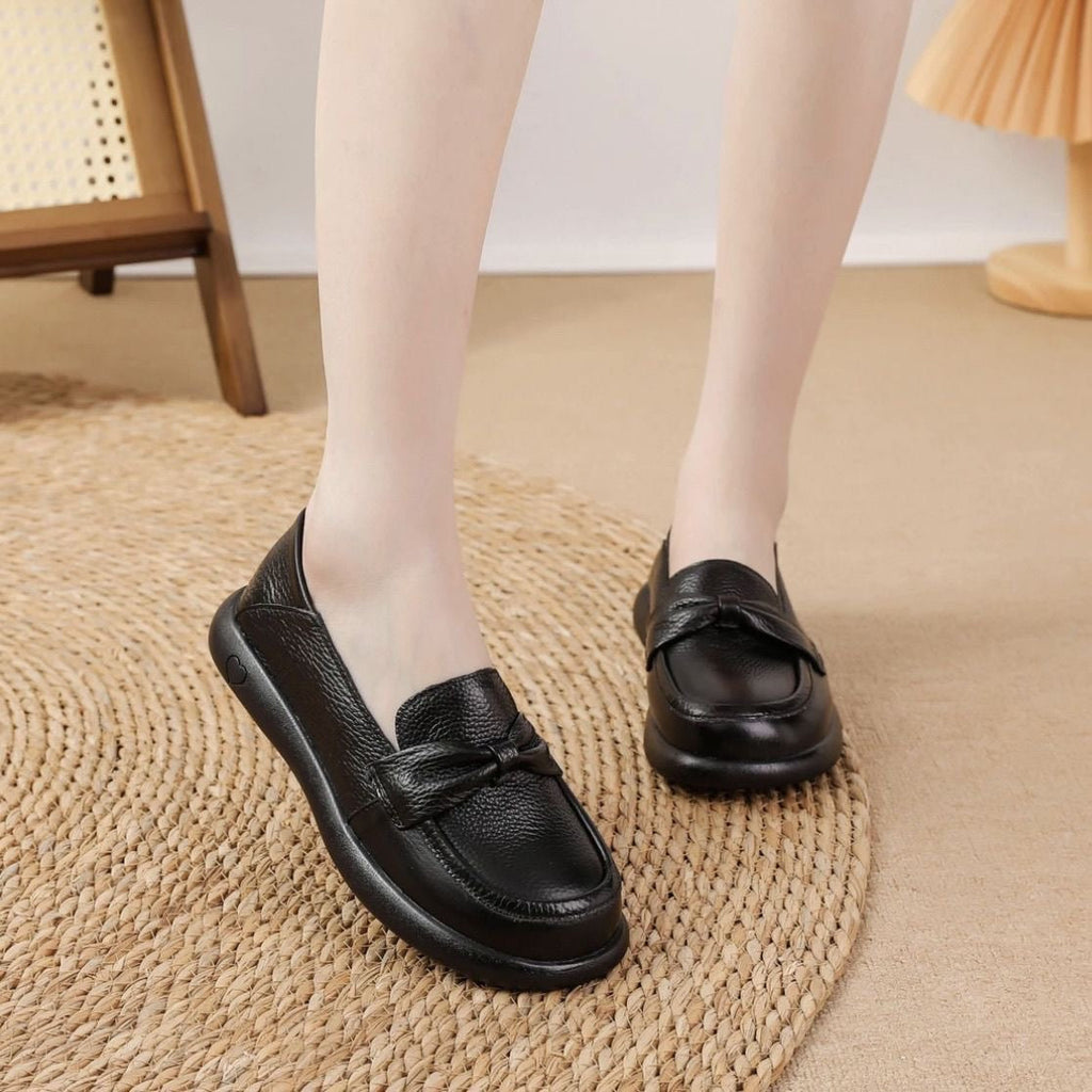 Zapatos Planos Cuero Suave Cielo Prisma Calma, Comodidad y Seguridad Todo el Día