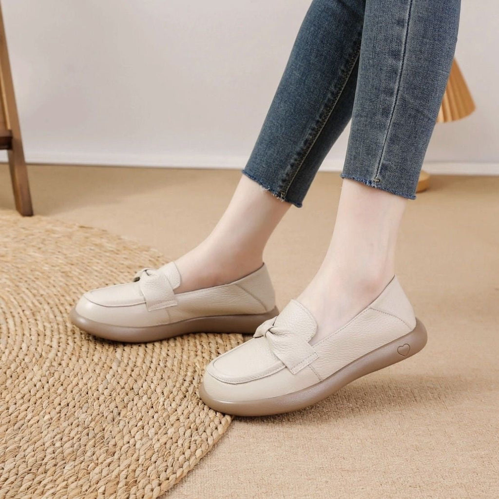 Zapatos Planos Cuero Suave Cielo Prisma Calma, Comodidad y Seguridad Todo el Día