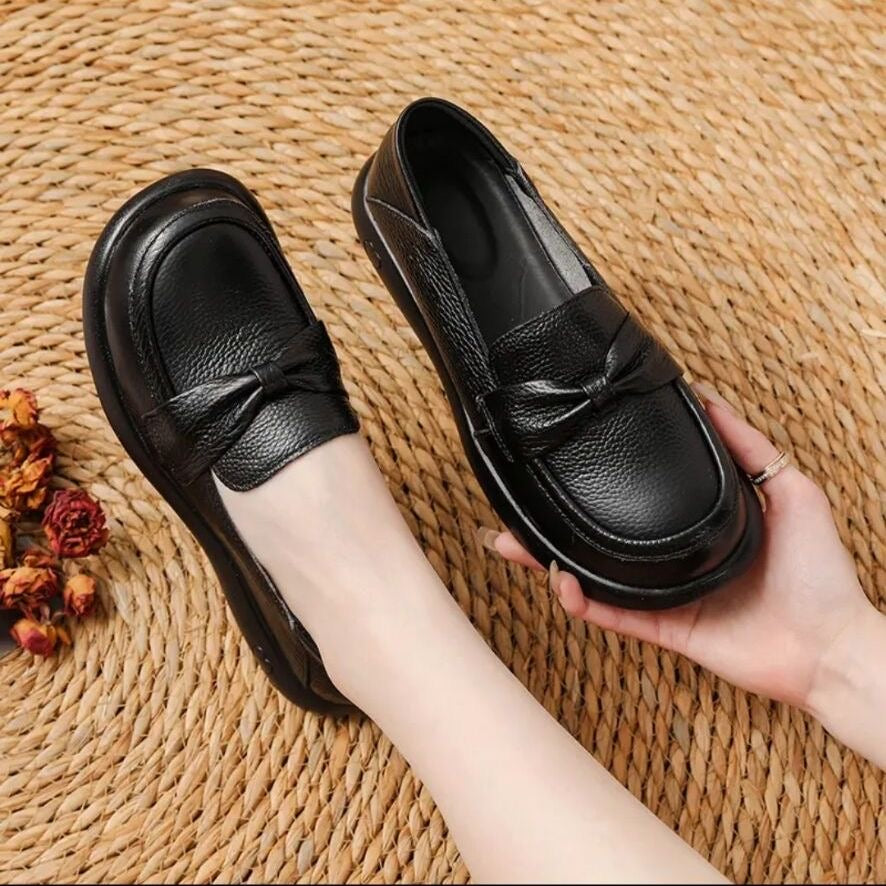 Zapatos Planos Cuero Suave Cielo Prisma Calma, Comodidad y Seguridad Todo el Día