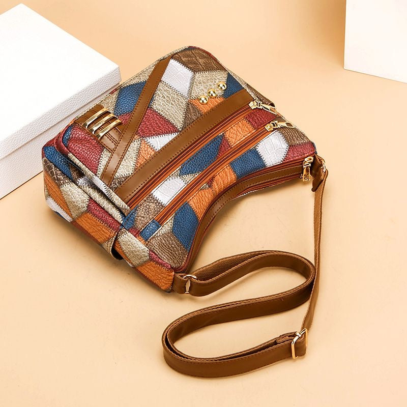 Bolso Casual Cuero Suave Aura Prisma Distinción, Elegancia y Gran Capacidad Siempre Contigo