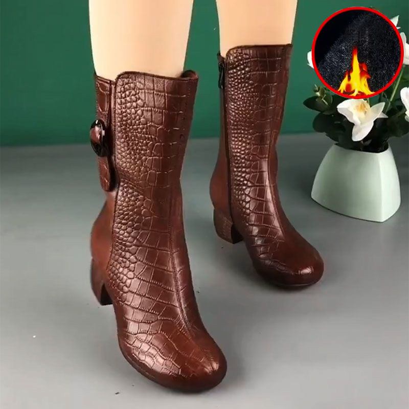 Botas Ortopédicas Cuero Premium Nube Travesía Serenidad, Confort Supremo Todo el Día