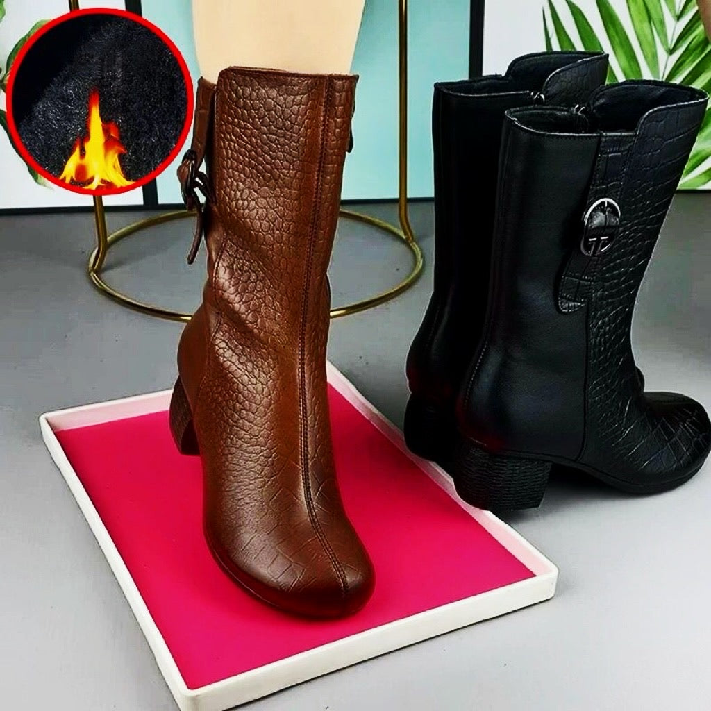 Botas Ortopédicas Cuero Premium Nube Travesía Serenidad, Confort Supremo Todo el Día