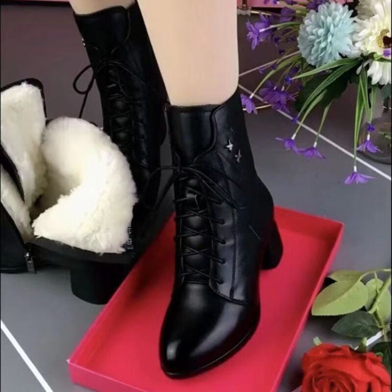 Botas Ortopédicas Cuero Suave Cumbre Serena Armonía, Confort Supremo Todo el Día