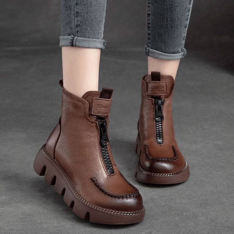 Botas Ortopédicas Cuero Suave Nube Jazz Serenidad, Confort Superior Todo el Día