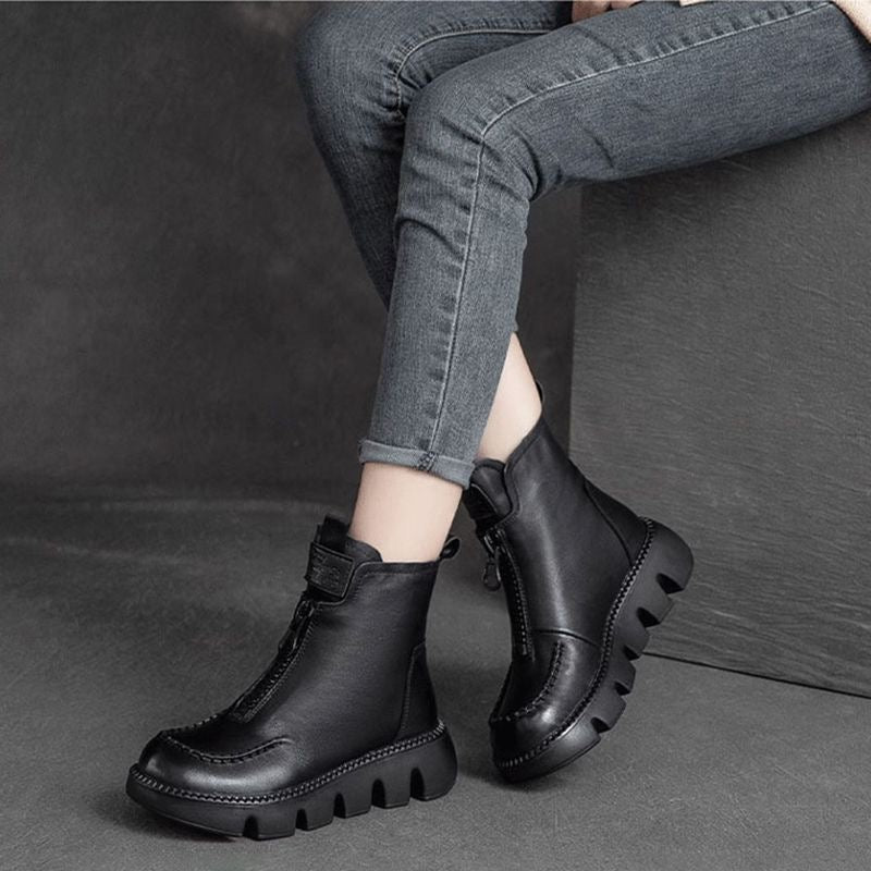 Botas Ortopédicas Cuero Suave Nube Jazz Serenidad, Confort Superior Todo el Día