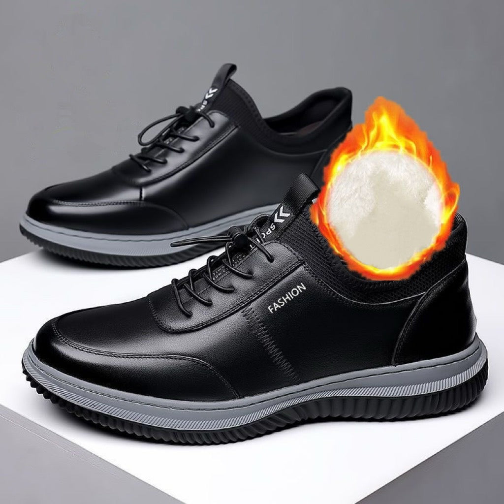 Zapato Ortopédico Cuero Suave Aura Camino Serenidad, Alivio Total para Pies Sensibles