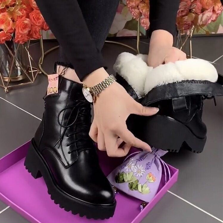 Botas Ortopédicas Cuero Premium Nube Selva Armonía, Comodidad Plena Todo el Día