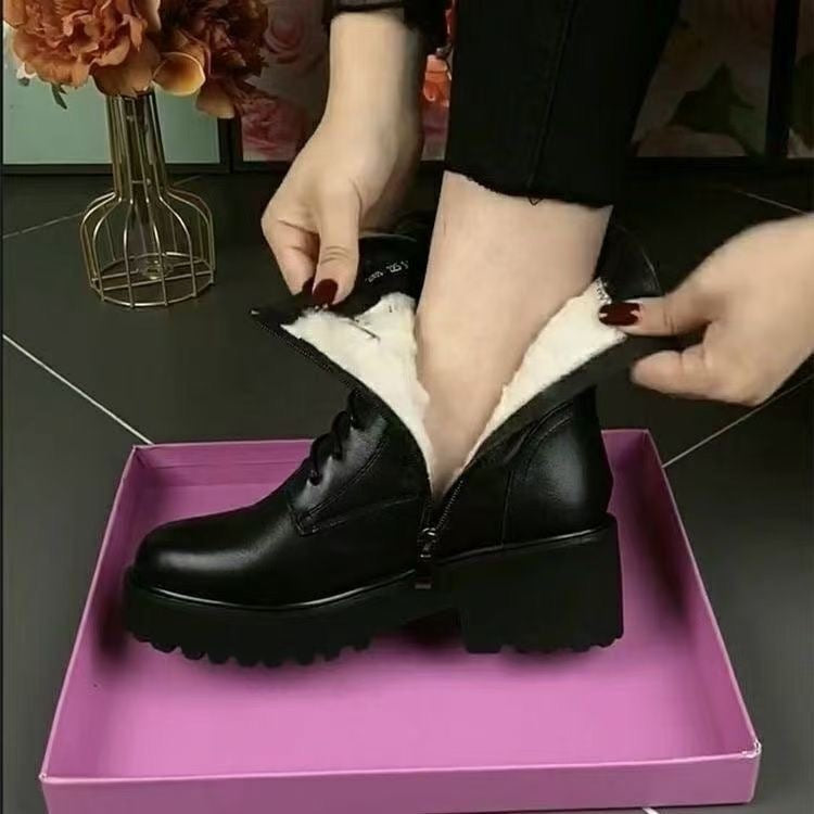 Botas Ortopédicas Cuero Premium Nube Selva Armonía, Comodidad Plena Todo el Día