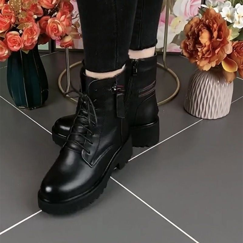 Botas Ortopédicas Cuero Premium Nube Selva Armonía, Comodidad Plena Todo el Día