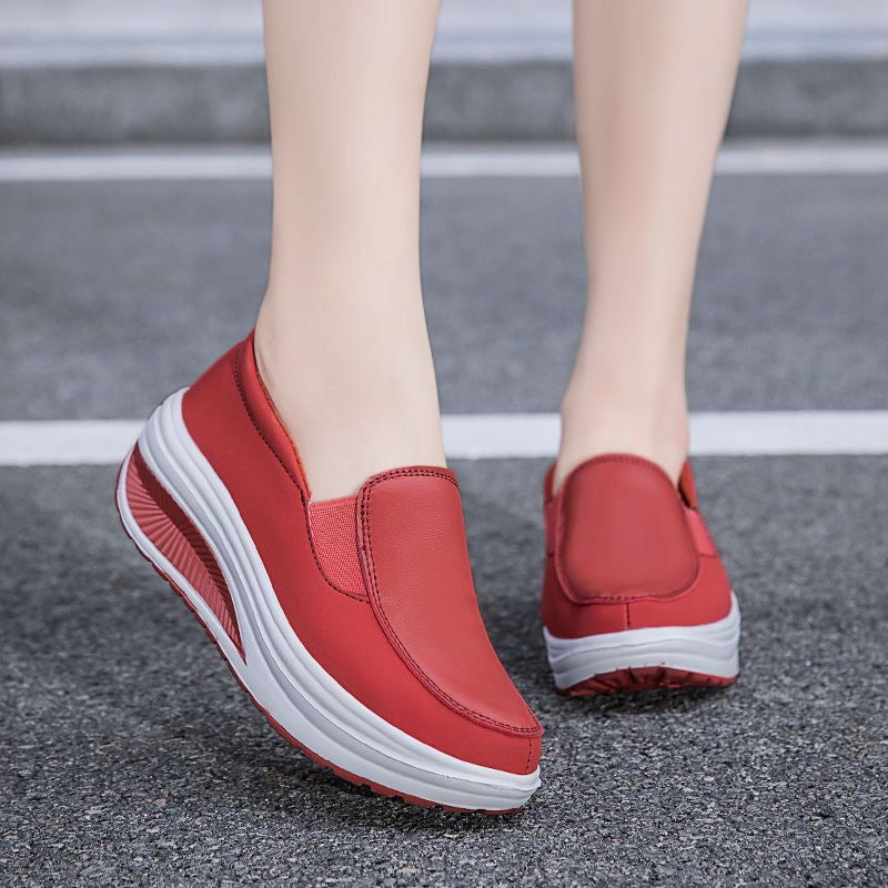 Zapato Ortopédico Cuero Suave Esencia Armonía Camino, Alivio Superior para Pies Sensibles