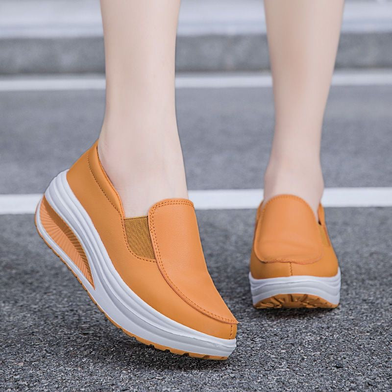 Zapato Ortopédico Cuero Suave Esencia Armonía Camino, Alivio Superior para Pies Sensibles