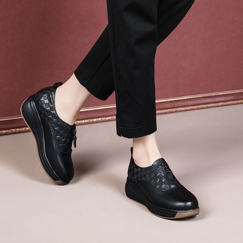 Zapato Casual Cuero Suave Jazz Horizonte Calma, Máximo Confort y Estabilidad Todo el Día