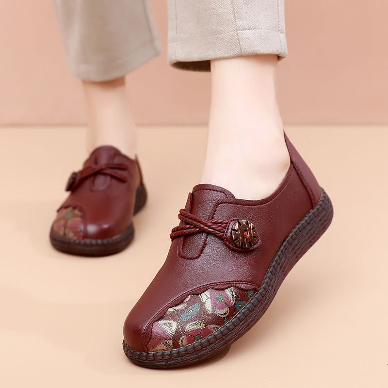 Zapato Casual Cuero Suave Armonía Cumbre Vitalidad, Comodidad Suprema en Cada Paso