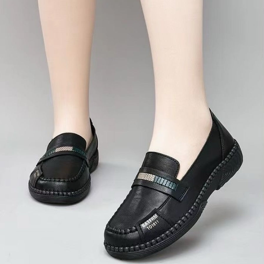 Zapato Casual Cuero Suave Calma Horizonte Jazz, Comodidad Sin Dolor Todo el Día