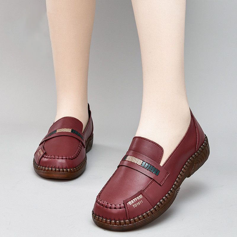 Zapato Casual Cuero Suave Calma Horizonte Jazz, Comodidad Sin Dolor Todo el Día