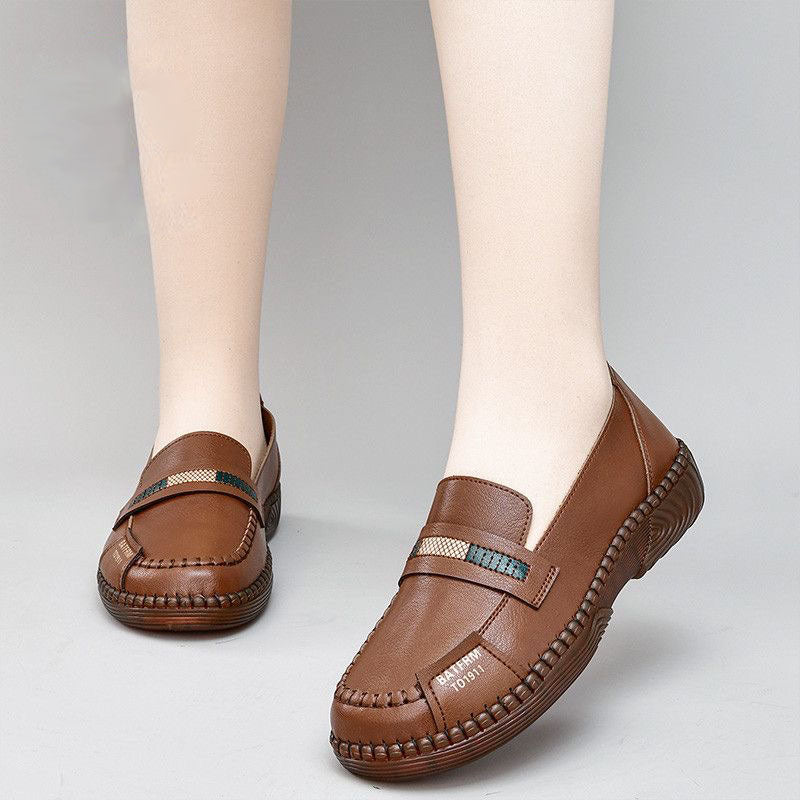 Zapato Casual Cuero Suave Calma Horizonte Jazz, Comodidad Sin Dolor Todo el Día