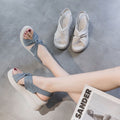 Sandalias de Tacón Cuero Suave Bosque Prisma Libertad, Postura Saludable y Confort Todo el Día