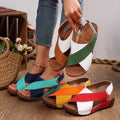 Sandalias de Plataforma Cuero Suave Prisma Horizonte Vitalidad, Postura Mejorada y Confort Diario