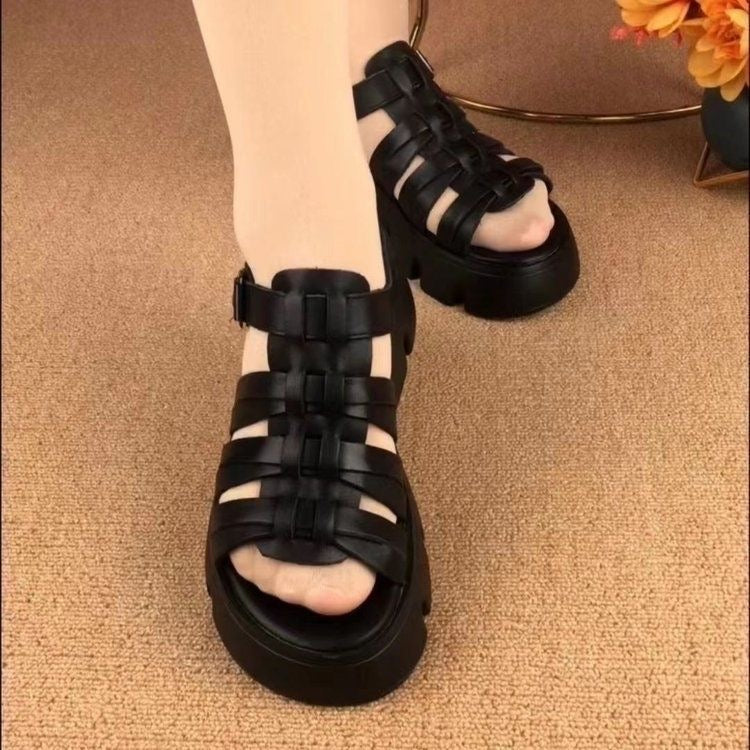 Sandalias de Tacón Cuero Suave Aura Bosque Camino, Soporte Superior y Confort Todo el Día