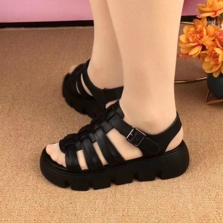 Sandalias de Tacón Cuero Suave Aura Bosque Camino, Soporte Superior y Confort Todo el Día