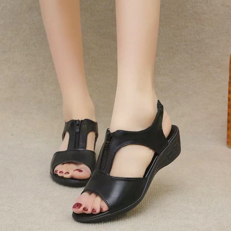 Sandalias Ortopédicas Cuero Suave Eclipse Bosque Serenidad, Postura Saludable y Máximo Confort