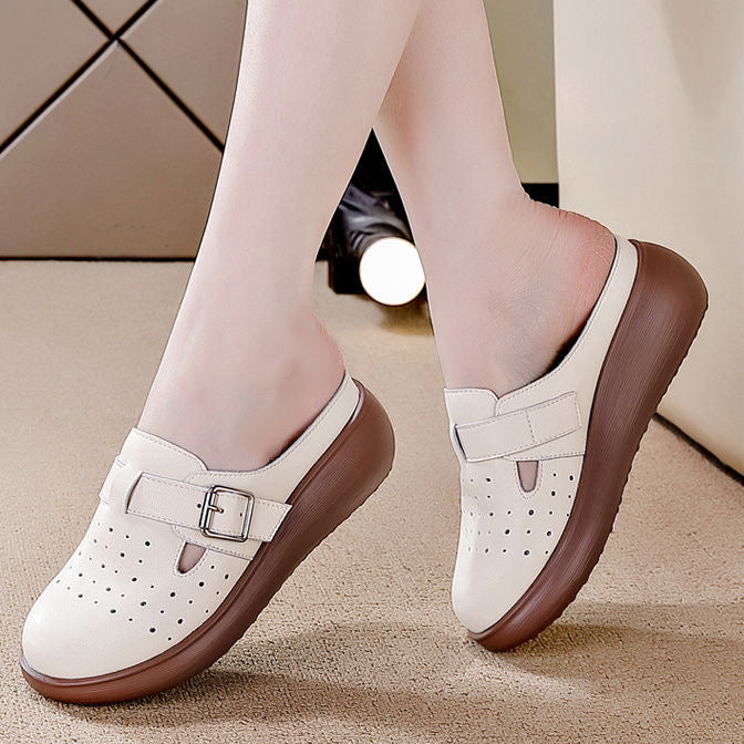 Zapatillas Casual Cuero Suave Horizonte Vital Serenidad, Comodidad y Postura Saludable Todo el Día