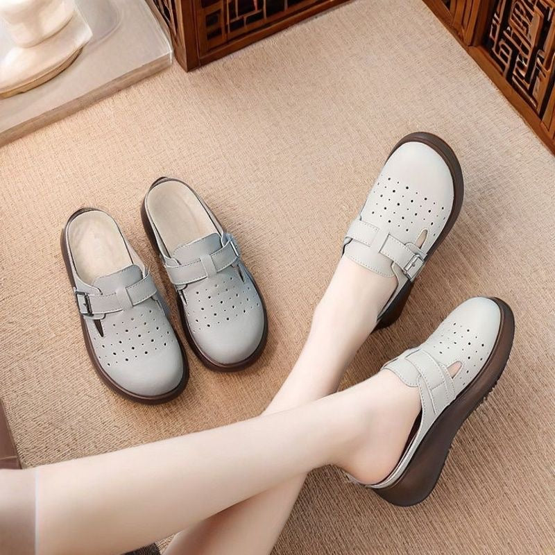 Zapatillas Casual Cuero Suave Horizonte Vital Serenidad, Comodidad y Postura Saludable Todo el Día