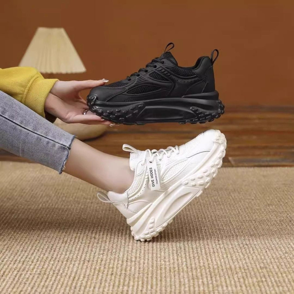 Zapatillas Deportivas Suela Gruesa Cumbre Jazz Vitalidad, Altura y Comodidad Todo el Día