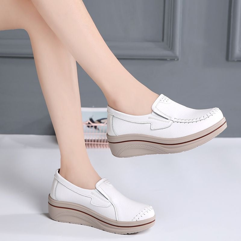 Zapato Ortopédico Cuero Suave Aura Camino Serenidad, Máximo Confort y Estabilidad Diaria