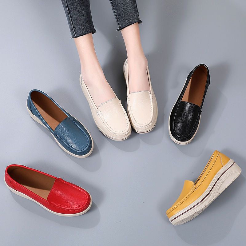 Zapato Casual Cuero Suave Aura Camino Serenidad, Bienestar Duradero en Cada Paso