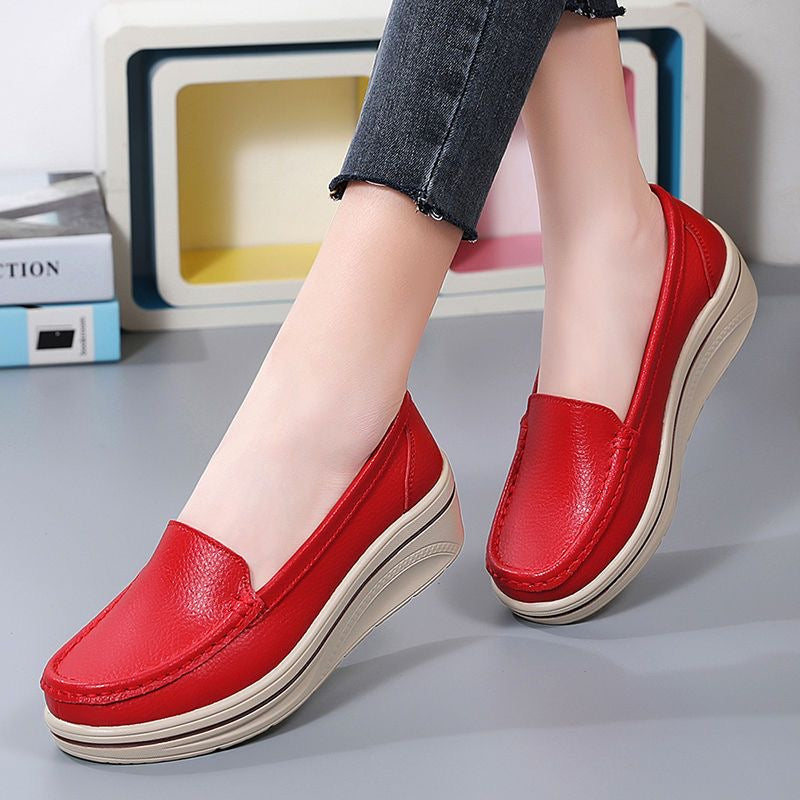 Zapato Casual Cuero Suave Aura Camino Serenidad, Bienestar Duradero en Cada Paso