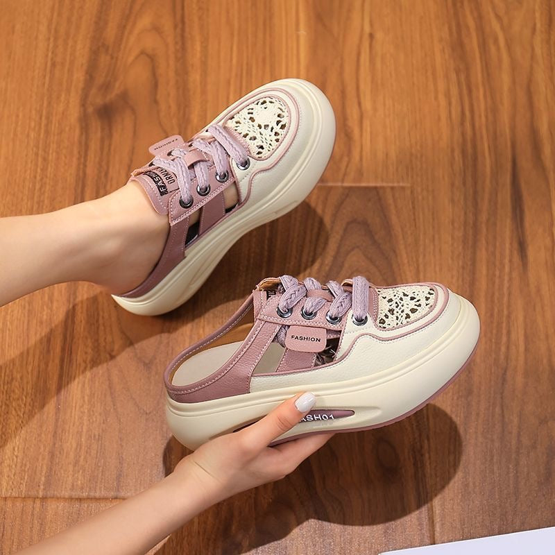 Pantuflas Cerradas Suela Gruesa Aura Jazz Serenidad, Confort Absoluto Todo el Día