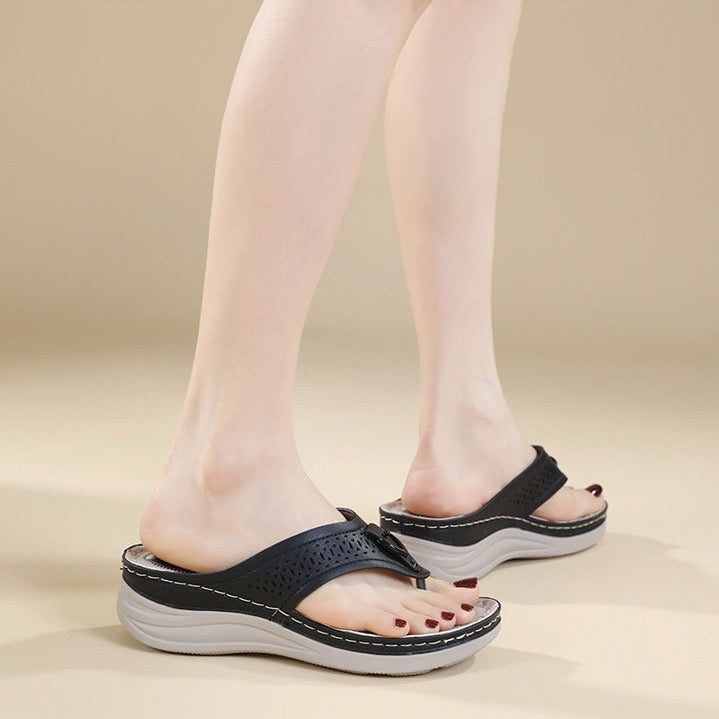 Sandalias Ortopédicas Cuero Suave Eco Aurora Ruta, Corrección Postural y Confort Diario