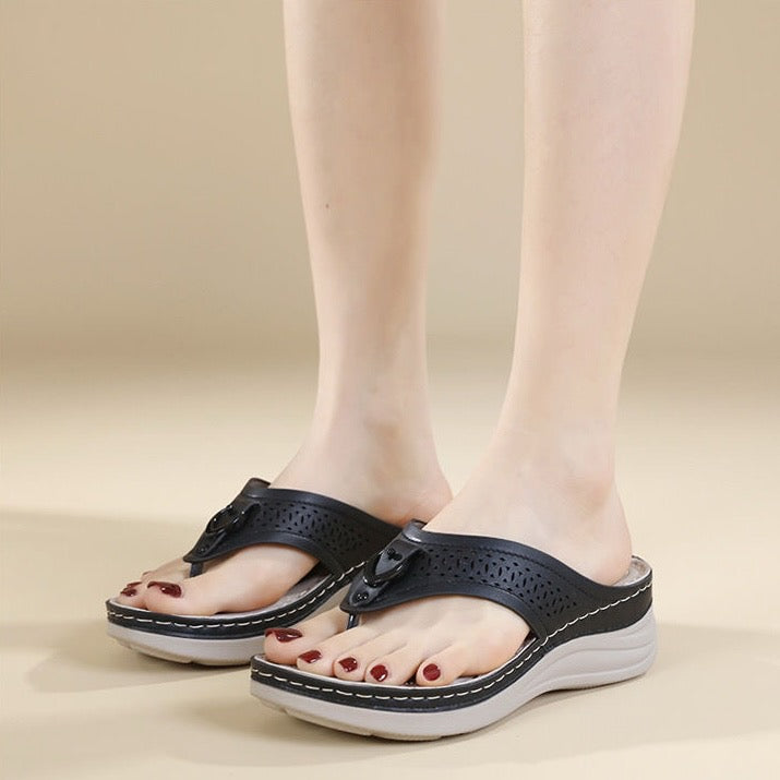 Sandalias Ortopédicas Cuero Suave Eco Aurora Ruta, Corrección Postural y Confort Diario