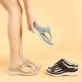 Zapatillas de Tacón Cuero Suave Armonía Selene Travesía, Corrección Postural y Confort Premium