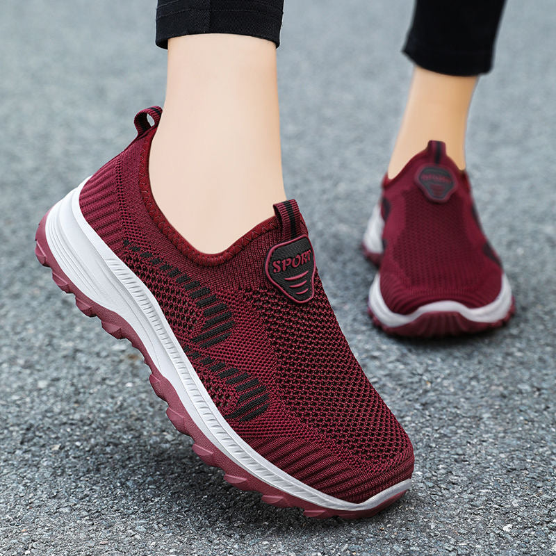 Zapatillas Deportivas Tejido Transpirable Aura Camino Equilibrio, Comodidad Ortopédica Todo el Día