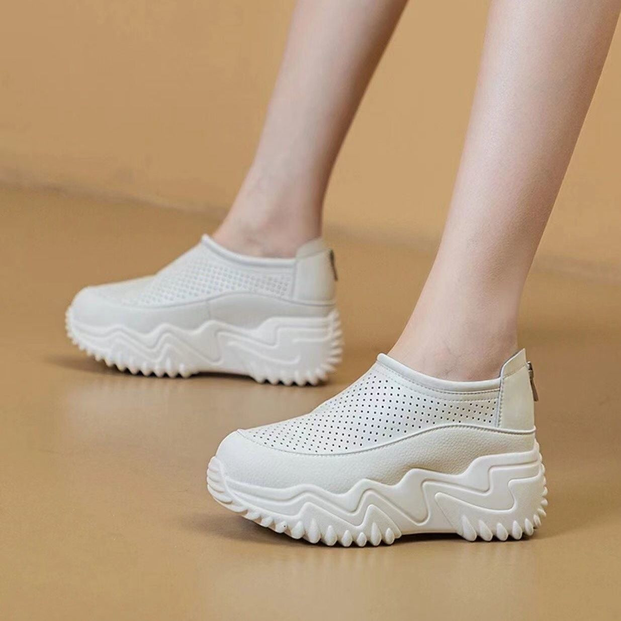 Zapato Ortopédico Cuero Suave Claridad Selene Camino, Confort y Estabilidad Todo el Día