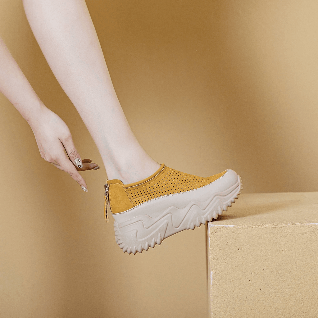 Zapato Ortopédico Cuero Suave Claridad Selene Camino, Confort y Estabilidad Todo el Día