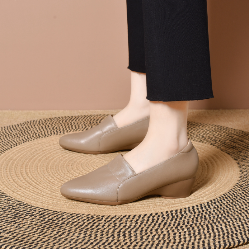 Zapato Casual Cuero Suave Aurora Equilibrio Serenidad, Máximo Confort Todo el Día